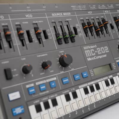 Roland MC-202 MicroComposer MIDI Desktop Sequencer w/ Extras! #58705 image 13