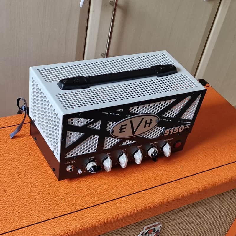 EVH 5150 III LBXII Compact 15-Watt Tube Guitar Head - White image 1