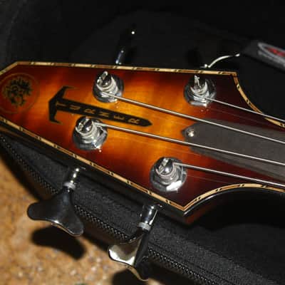 Rick Turner Model 1 Bass Guitar Quilted Maple With Sunburst & Fancy Purfling-New Mint image 4