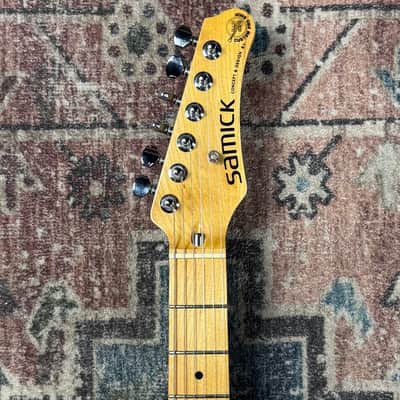 1990s Samick Valley Arts Guitars Custom Pro Shop T Style Vintage Natural MIK Made in Korea Electric Guitar! image 11