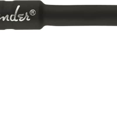 Fender Professional Series Instrument Cables, Straight/Angle, 25', Black image 3