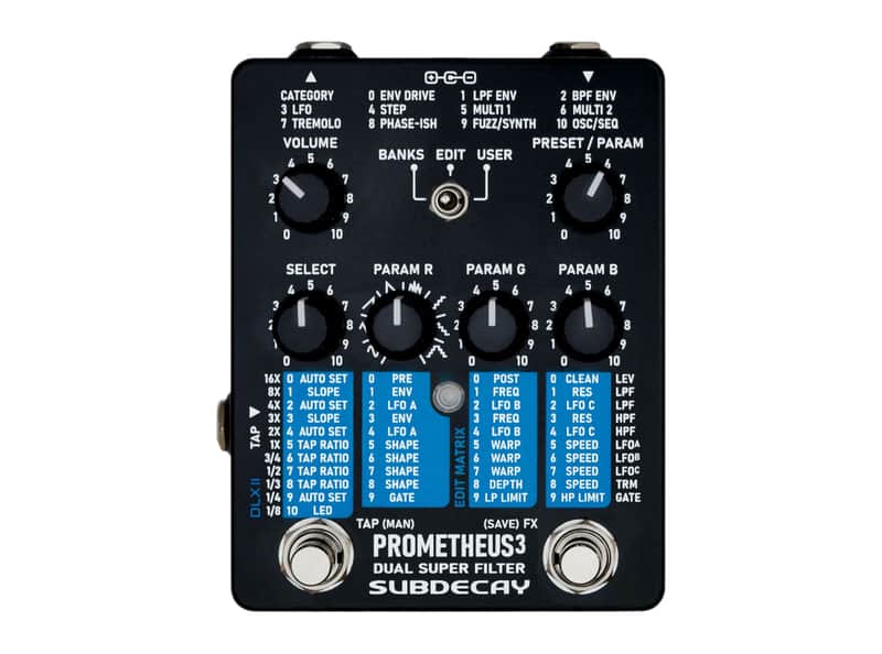 Subdecay Prometheus 3 Dual Super Filter Pedal [B-STOCK] image 1