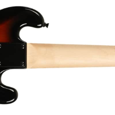 Kala Solid Body Left-Handed 4-String Electric U-BASS, Laurel Fingerboard, Tobacco Burst image 3