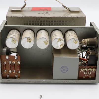 Neumann U47 Long Body #2927 - K47 capsule, VF14M tube, BV08 Transformer, original PSU and Cable 1950s - Chrome Top / Grey Painted Body image 13