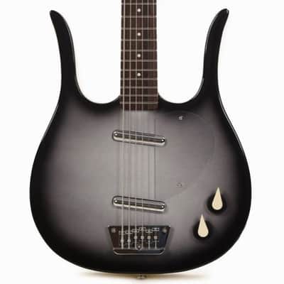 Danelectro Longhorn Baritone Electric Guitar Black Burst image 1