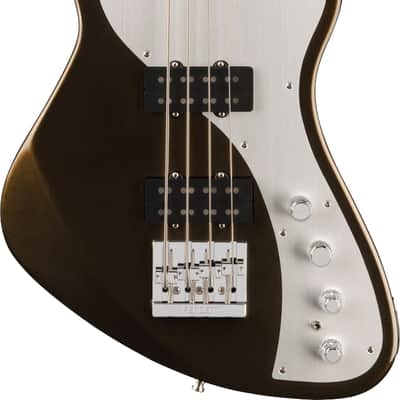 Fender American Ultra II Meteora Bass, Ebony Fingerboard, Texas Tea image 1