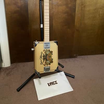 Lace Cigar Box Electric Guitar ~ 3 String ~ Americana image 2
