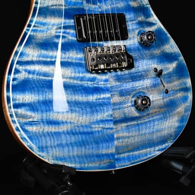 PRS Custom 24 Wood Library w/ 10-Top, Brazilian Rosewood, & McCarty III Pickups- Faded Blue Jean 2026 (0422580) image 12