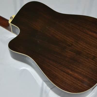 Alvarez AD710CE Artist Series Dreadnought Acoustic Guitar, PROJECT for REPAIR Natural image 8