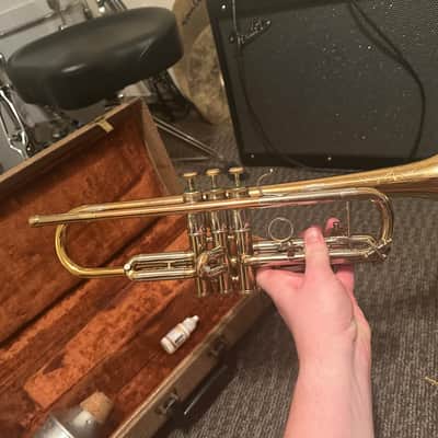1965 F.E. Olds and Sons Fullerton CA R-10 Recording Trumpet with Original Case image 3