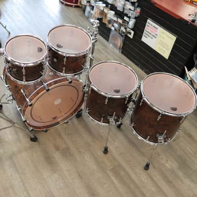 Demo Sonor Momentum Beech 5-pc Shell Pack 22/10/12/14/16 (California Burl) image 11