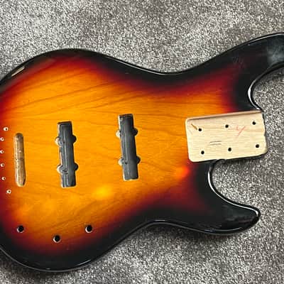 G&L Tribute JB-2 bass body sunburst asbh image 1
