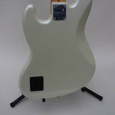 New Fender Player Plus Jazz Bass with New Fender Gig Bag Olympic Pearl White image 17