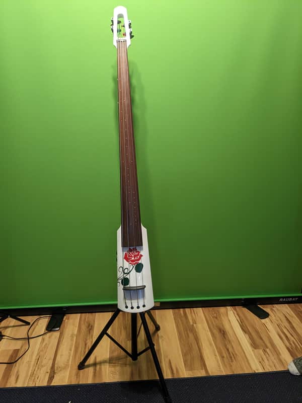 NS Design Wave 4 Electric Upright Bass 2022 White - Custom image 1