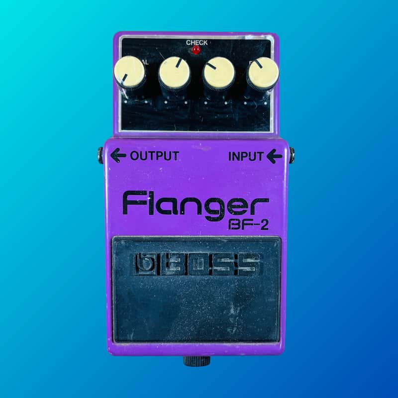 Boss BF-2 Flanger (Black Label) 1980 - 1984 Purple