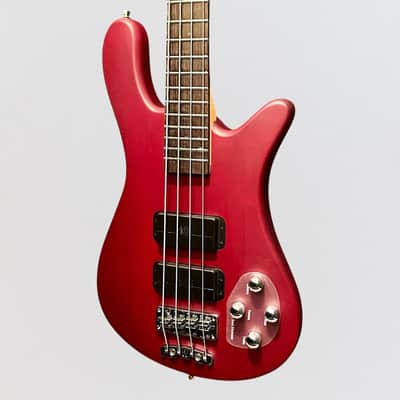 Warwick RockBass Streamer Standard 4-String Electric Bass Guitar - Burgundy Red image 3