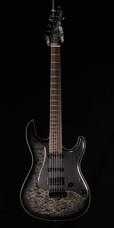 ESP Snapper-CTM/QM 20th Anniversary - See Thru Black Sunburst image 1