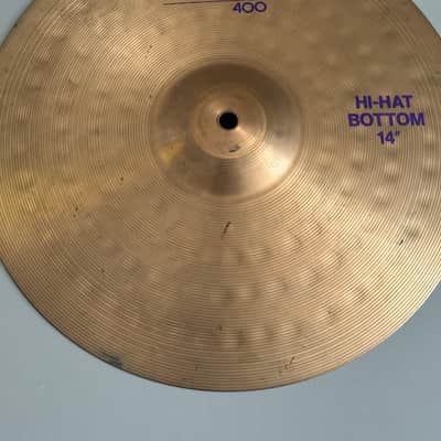 Paiste 14" 400 Hi-Hat Cymbals (Pair) 1986 - 1992 - Traditional image 3