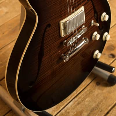Collings I-35 Deluxe Semi-Hollow - Tiger Eye Sunburst (Premium Finish Upgrade) image 6