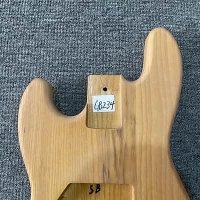 Left Ash Wood 4 String Jazz Bass Style Body image 5