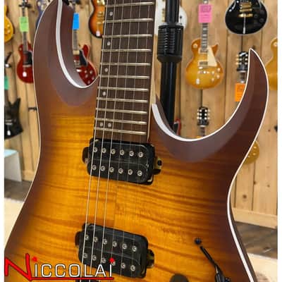 Ibanez RGA42FMDEF Dragon Eye Burst Flat image 6
