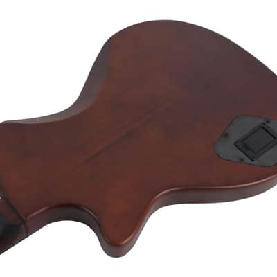 Swing Hybrid-S All Solid Electric Acoustic Slim Guitar Piezo Magnetic Pickup image 3