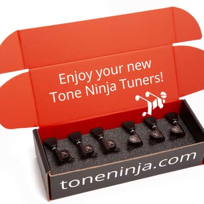Genuine Tone Ninja Tuners, 3x3, Tulip button Black