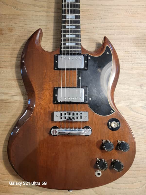 1973 Gibson SG Standard with Ebony Fretboard - Walnut image 1