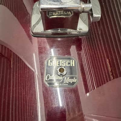 Gretsch 22” x 18” Catalina Maple - Red Lacquer Bass Drum image 9