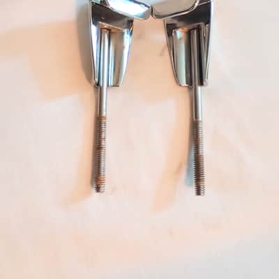 Unmarked BASS DRUM CLAWS & RODS PAIR-FREE SHIP TO C-USA! image 2