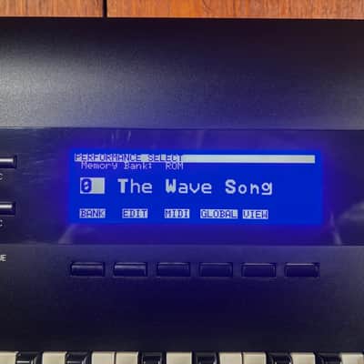 Korg Wavestation EX vector synthesis synthesizer New battery & display w/ bag image 4