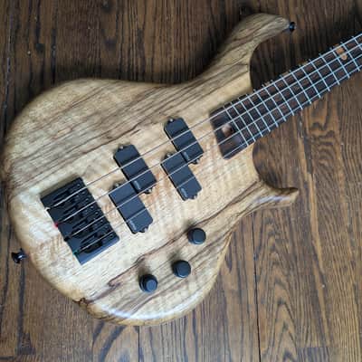 J H Ealum Custom Double Precision Bass, Handmade 2023 - Oil image 3