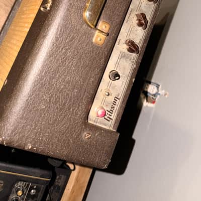Gibson  GA-6 1957 - Black/Brown and Gold image 2