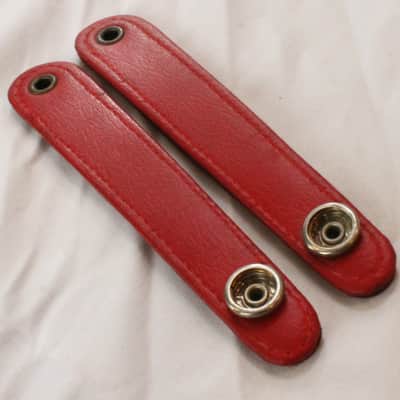 New Red Decorative Fuselli Leather Accordion Bellows Clasps (4.25" - 5.50") image 2