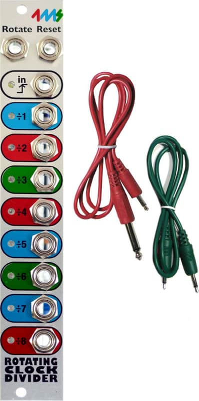 4MS RCD Rotating Clock Divider V2 Eurorack Synth Module w/ 2 Cables image 1