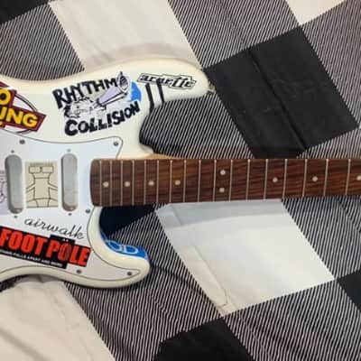 Guitar stickers fender white strat pop punk decal old set 28 image 10