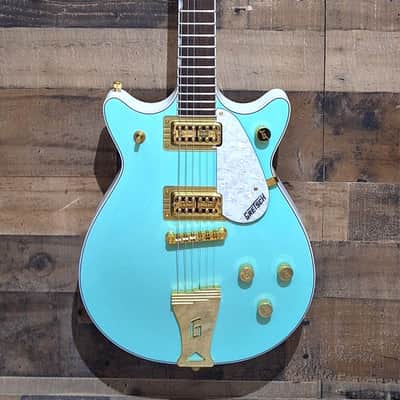 2017 Gretsch G5437 Double Jet FSR - Surf Green - image 4