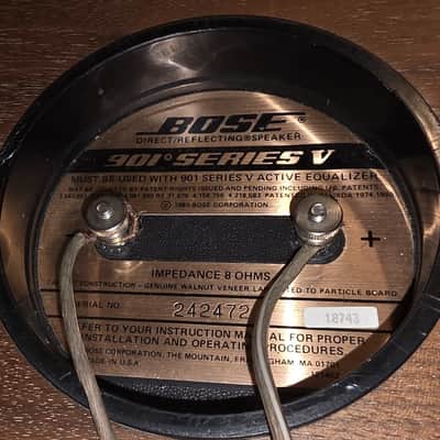 Bose 901 Series V Speakers Pair w/ EQ Free Stands For local Pickup image 7