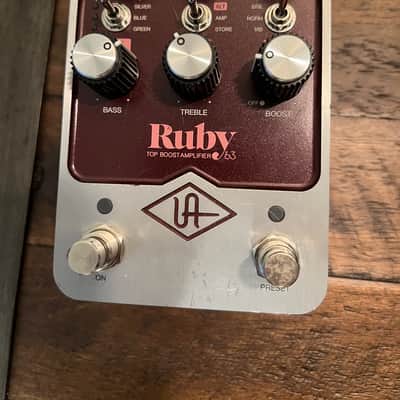 Universal Audio Ruby ’63 Top Boost Amplifier 2022 - Present - Ruby / Silver image 1