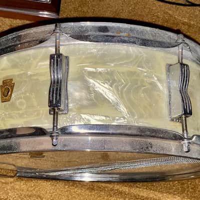 1968 Ludwig No. 900 5.5" x 14" Super Classic Snare Drum Keystone Badge image 1