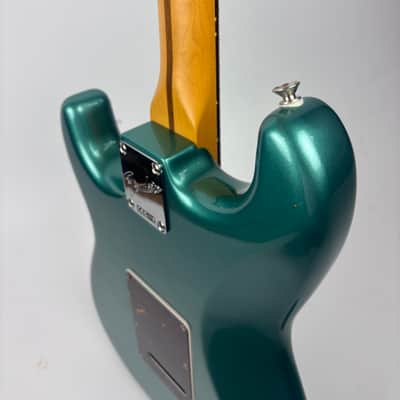 2025 Fender American Professional Classic Stratocaster 2025 Faded Sherwood Green Metallic w/ Tortoise Guard Comes with aftermarket case.( Pictured) image 10