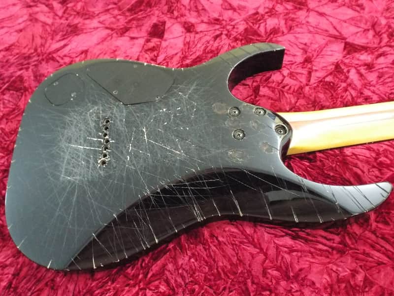 Ibanez 7421 BK 7 String MIJ Black Body Wizard Neck Seven Seymour