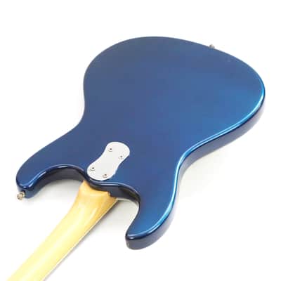 1966 Mosrite The Ventures Model XII 12-String Vintage Electric Solidbody Guitar – ’66 Post Vibramute in Original Dark Ink Blue Metallic w/ Orig. Hard Case (T193) image 16