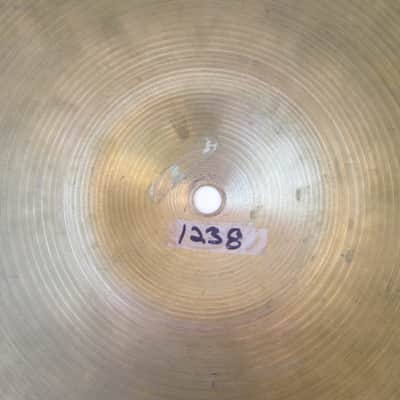 Avedis Zildjian 14" Cymbal 1960s  New Beat Hi Hat Bottom ?  1238 Grams "Good" Condition image 10