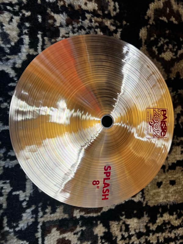 Mint Paiste 8" 2002 Splash Cymbal - Traditional image 1