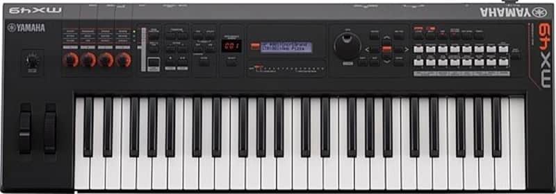 Yamaha MX49BK Black 49-Key Music Synthesizer image 1