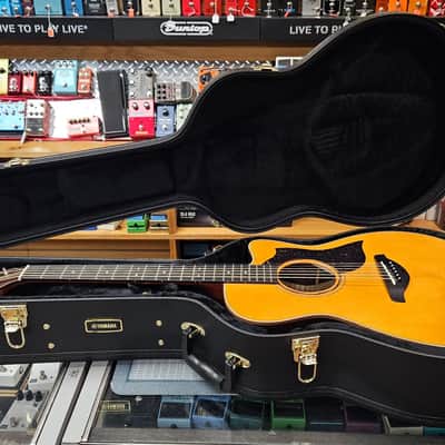 Yamaha AC5R ARE Concert Cutaway Acoustic-electric Guitar - Vintage Natural 2025 image 8