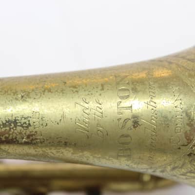 Boston Musical Instrument Company Three Star Ne Plus Ultra Cornet NICE image 8