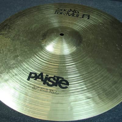 Paiste 20" Sound Formula Full Ride Cymbal 1993-1996