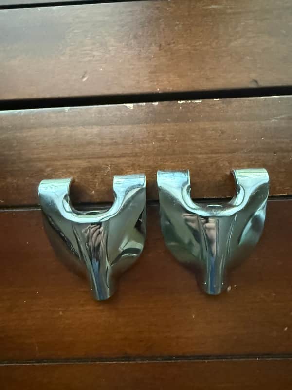 Set of (2) Vintage Gretsch Bass Drum Claws, Immaculate! image 1